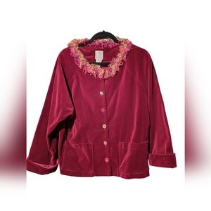 Gorgeous f.l. Malik Velvet Jacket
